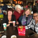 Soroptimist International of Benicia members with our 2018 Live Your Dream AwArd winner Shantay. We presented her with cash and a box full of gift cards! Merry Christmas to Shantay and her 3 kids! So inspirational to hear her success story! — with Penny Stell and Debbie Gee.